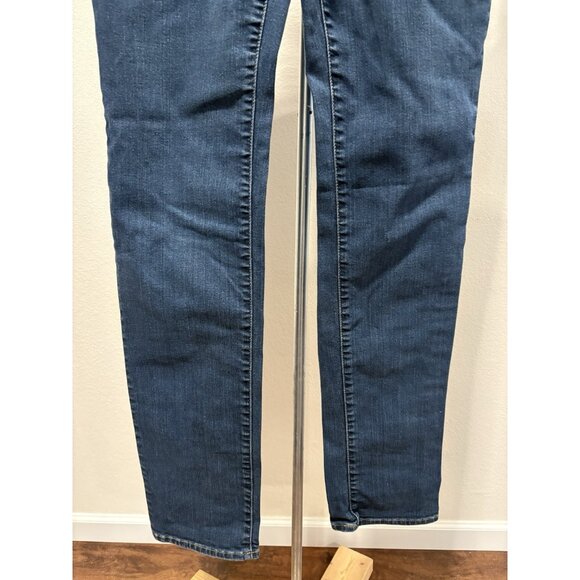 Eddie Bauer Jeans Women 12L 32X32 Denim Stretch Low Rise Straight Cut - Picture 2 of 9